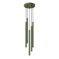 lampara de techo verde oliva acero alt 25 cm