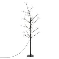 arbol led con 240 leds 120 cm blanco ecd germany
