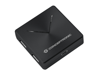 HUB USB 3.0 CONCEPTRONIC HUBBIES02B 4 PUERTOS USB 3.0 COLOR NEGRO