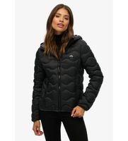 superdry para mujer w5011971a chaqueta fuji lite negro m casual sostenible nylon reciclado