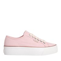 calvin klein jeans zapatilla de lona con plataforma yw0yw01838-0jx