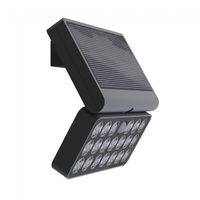 aplique solar led con sensor de movimiento tuda 10w