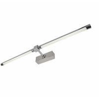 aplique led 18w luz neutra 4000k 72cm acabado cromo brillante