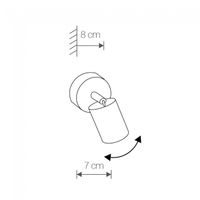 aplique de pared eye spot