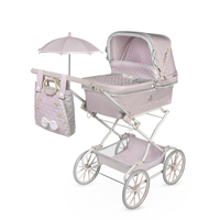 decuevas toys - coche reborn plegable con sombrilla y bolso - para munecas de hasta 55 cm 82075