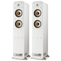 polk signature elite es55 pareja altavoces de suelo hi-fi blancos