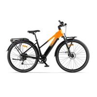 bicicleta electrica urbana cyrusher asuka motor bafang de 36 v y 250 w bateria lg de 14 ah color naranja