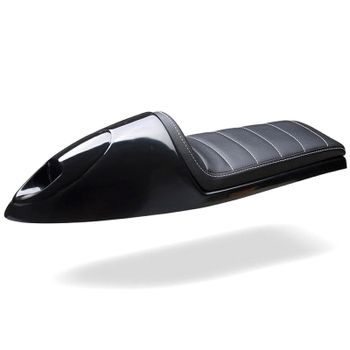 Asiento completo universal para moto Classic Racer largo