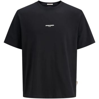 Jack & Jones Camiseta 12276823 JORTAVIRA POSTER TEE SS CREW NECK BLACK para hombre