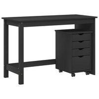juego de escritorio y gabinete 2 uds gris vidaxl