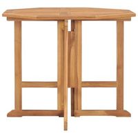 mesa de comedor  mesa de cena plegable para jardin madera de teca 90x90x75 cm