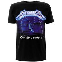 metallica tops y camisetas ride the lightning tracks para mujer