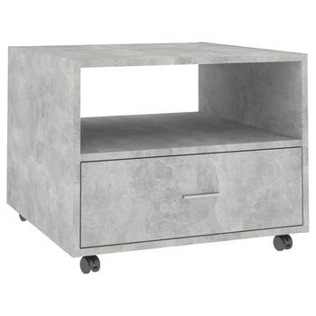 Mesa De Centro 55x55x40 Cm Madera - Gris