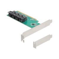tarjeta de interfaz delock 90777 pcie x16 4 puertos sff-8643 nvme low profile