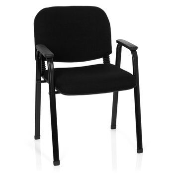 Silla De Confidente Xt 650 Negro/negro Hjh Office