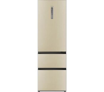 HAIER A3FE635CCJ 70/30 Fridge Freezer - Cream, Cream