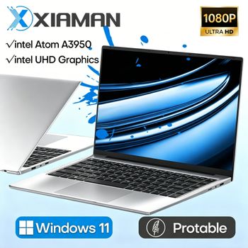 Portátil Xiaman con Windows 11 Pro, Intel A3950, Gráficos UHD, 12GB DDR, 1TB/2TB SSD, Wifi5, Pantalla IPS 1080P