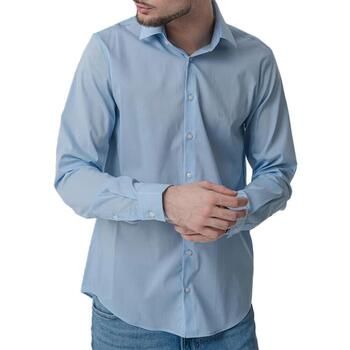 Calvin Klein Jeans Camisa manga larga Lyocell Solid para hombre