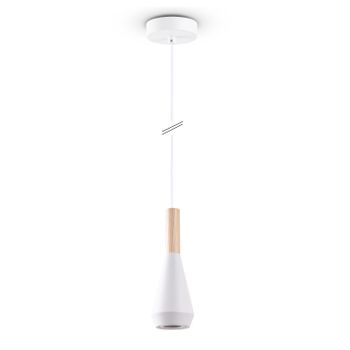 Lámpara colgante Liora blanco