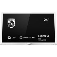 24 24pht435405  hd ready led tv - white white