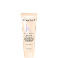 kerastase gloss absolu conditioner for all hair types with glycolic acid hyaluronic acid  wild rose 75ml