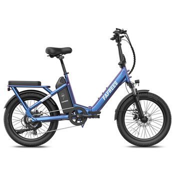 Bicicleta Eléctrica Fafrees F20 Flex City De 20 Ah, Con Sensor De Par, Plegable, Morada