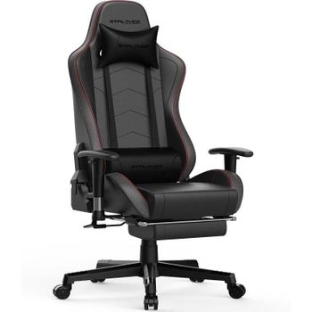 Silla Gaming GTPLAYER Ergonómica con Bluetooth y Reposapiés 200 kg