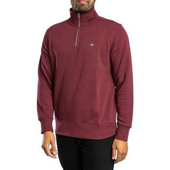 Gant Jersey Sudadera Regular Shield con media cremallera para hombre