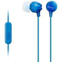 sony ex15apli headphones - blue blue