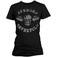 avenged sevenfold camiseta manga larga death bat para mujer