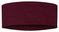 diadema ancha buff merino burdeos