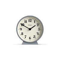 reloj de repisa moderno con acabado mate azul marino