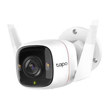 Tapo C320WS Cámara de Vigilancia Exterior, 2K QHD, Detección IA Gratuita, Visión Nocturna a Color