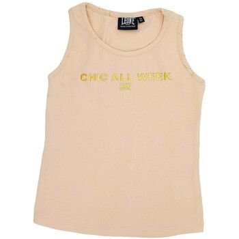Leone 1947 Camiseta tirantes Girl Tank Chic Gold para niña