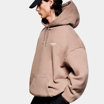 MKI MIYUKI ZOKU Design Studio Loopback Cotton-Blend Hoodie - S