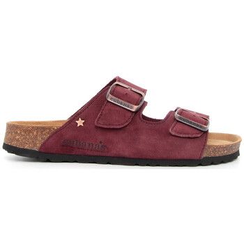 Cubanas Sandalias COMP102 BORDO para mujer