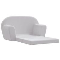 sillon desplegable para ninos gris claro vidaxl