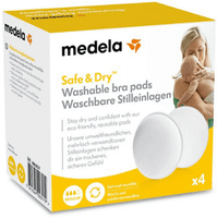 medela safe  dry discos absorbentes lavables 4 uds