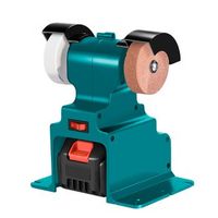 amoladora industrial de banco de 21v incluye dos baterias de 7500mah 1750x1350x1950 cm color azul