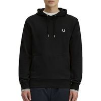 fred perry jersey tipped hooded sweatshirt para hombre