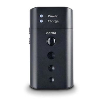 Cargador de baterías Hama Delta Travel USB-C Negro