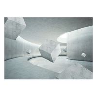 papel pintado 3d - geometry of the cube 250x175 cm