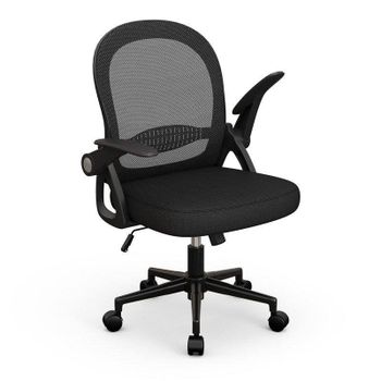 Silla de oficina Naspaluro ergonómica con malla y reposabrazos regulables