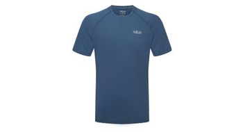 Camiseta de manga corta rab sonic azul hombre