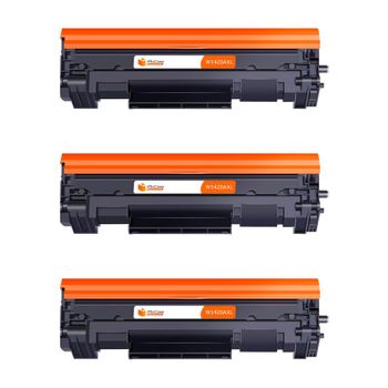 Pccom Essential Hp W1420a/142a Xl Tóner Compatible Negro Pack 3