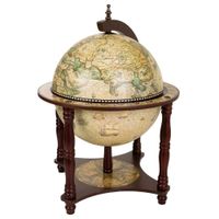 mueble botellero globo terraqueo 42x42x57