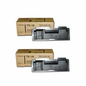 Original Multipack Kyocera Mita FS1018 Printer Toner Cartridges (2 Pack) -TK18