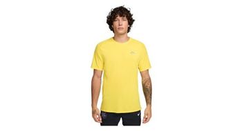 Maillot de manga corta nike dri fit adv solar chase amarillo  hombre
