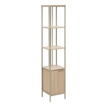 Estantería Duna Rectangular De 35 X 35 Cm Con 1 Puerta, Color Beige - 5 Five Simply Smart