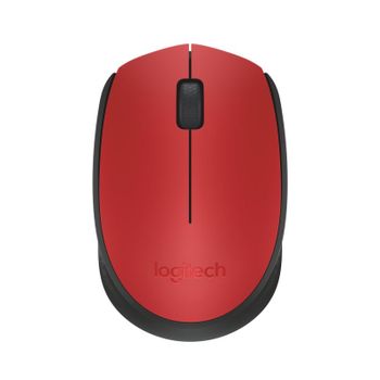 Logitech M171 Ratón Inalámbrico Rojo